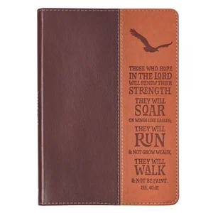 Journal Classic Brown Two-tone Wings Like Eagles Isa. 40:31