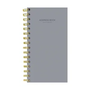 Grey Spiral Address Book
