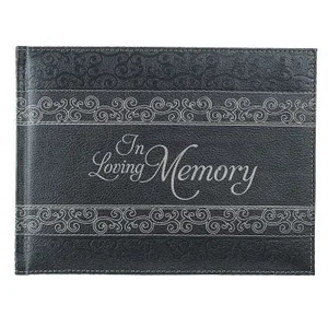 Guest Book Charcoal In Loving Memory