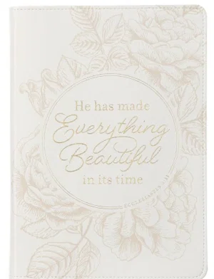 Journal Classic Ivory Everything Beautiful Ecc. 3:11
