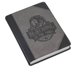Journal Classic Lion Be Strong in the Lord Eph. 6:10