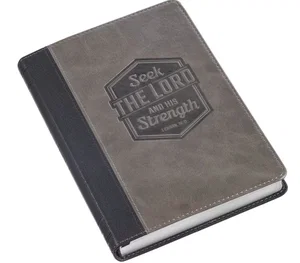 Journal Classic Grey Seek the Lord 1 Chron. 6:11