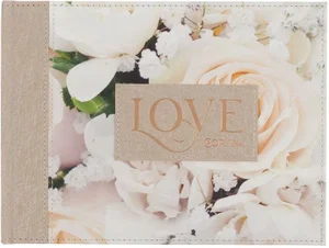 Guest Book Love Floral 1 Cor. 13:4