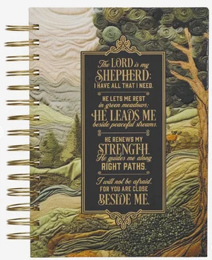 Journal Wirebound Tapestry The Lord is my Shepherd Ps. 23