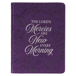 Journal Handy Purple His Mercies Lam. 3:22-23