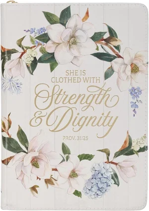 Journal Classic Zip White Strength & Dignity Prov. 31:25