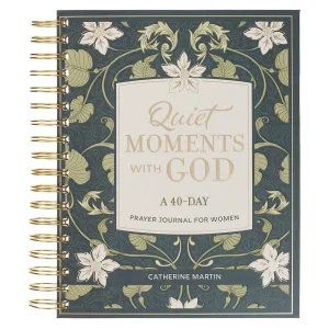 Prayer Journal Quiet Moments with God HC Spiral