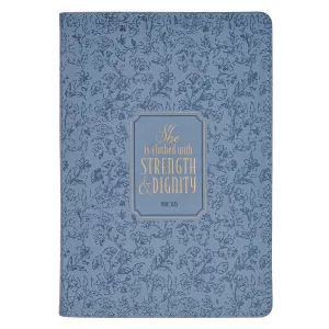 Journal Classic Blue Strength And Dignity Prov. 31:25
