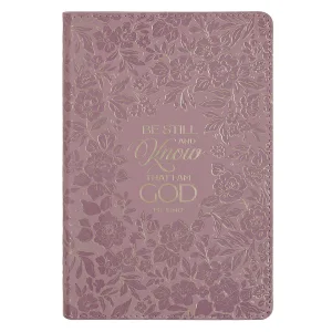 Journal Slimline Purple Be Still and Know Ps. 46:10