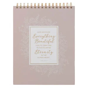 Spiral Notepad XL Pink Everything Beautiful Ecc. 3:11