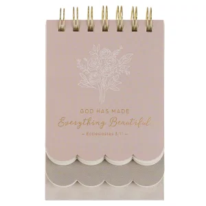 Spiral Notepad SM Pink Everything Beautiful Ecc. 3:11