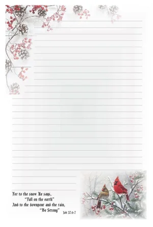 6 x 9 Notepad - Cardinal