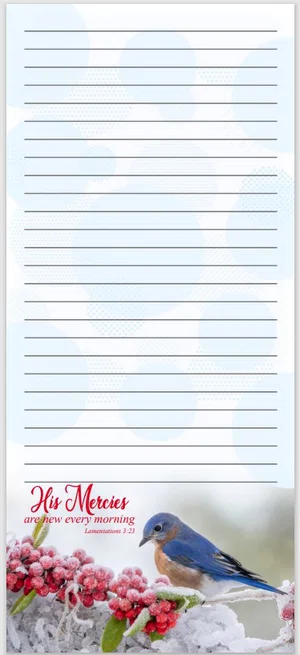 Bluebird Magnetic Notepad