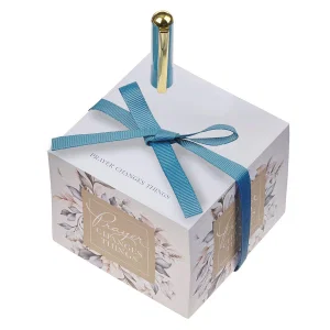 Note Block with Pen Prayer Changes Things