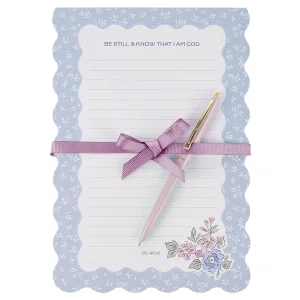 Notepad Tear-off w/pen Be Still And Know Ps. 46:10