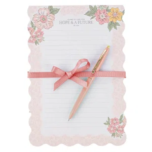 Notepad Tear-off w/pen Hope & A Future Jer. 29:11