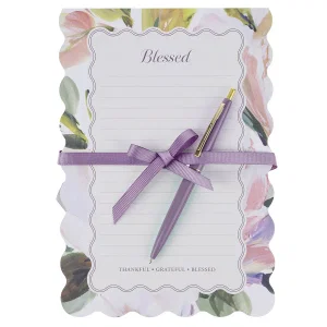 Notepad Tear-off w/pen Blessed