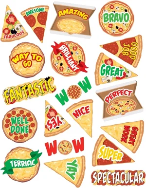 Pizza Stickers