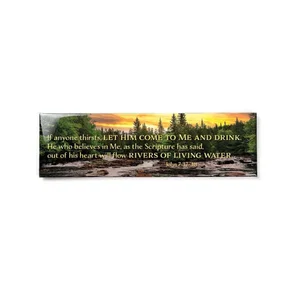 Large Fridge Magnet - River John 7:37-38