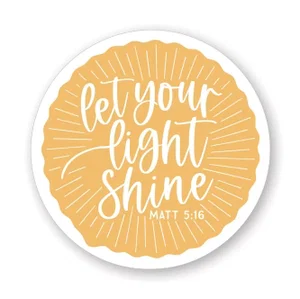 Let Your Light Shine Sticker