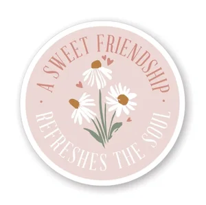 Sweet Friendship Daisies Sticker