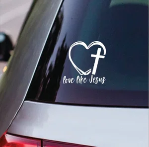 Love Like Jesus Vehicle Vinyl Sticker