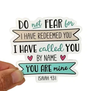 I Have Redeemed You | Christian Sticker