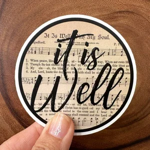 It Is Well With My Soul (Nostalgic) | Christian Sticker Hymn