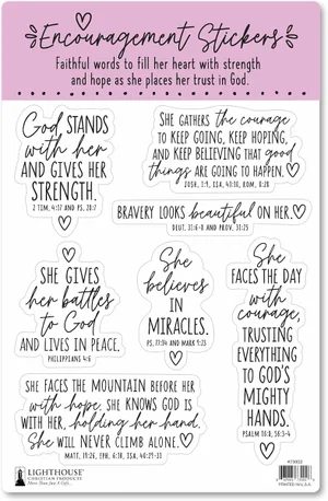 Sticker Faithful Words