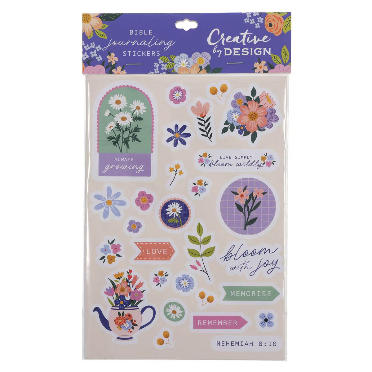 Image of Stickers Bloom Wildly 3 sheets