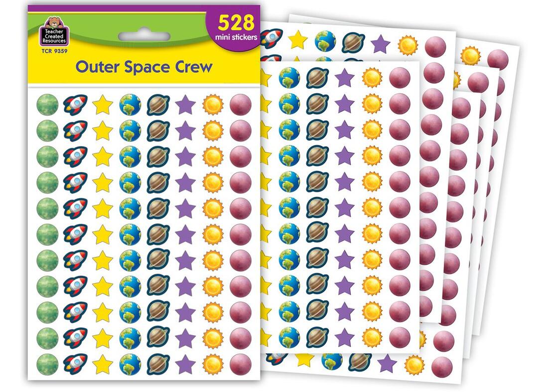 Image of Outer Space Crew Mini Stickers
