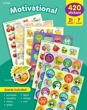 Motivational Smelly Stickers Variety Pack