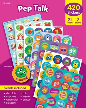 Pep Talk Smelly Stickers Variety Pack
