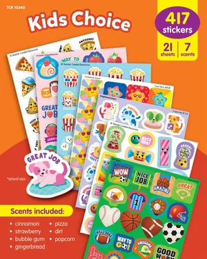 Kids Choice Smelly Stickers Variety Pack