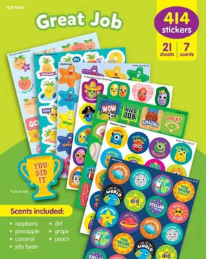 Great Job Smelly Stickers Variety Pack