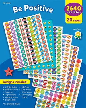 Be Positive Mini Stickers Variety Pack