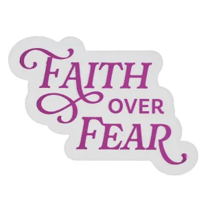 Sticker Vinyl Faith Over Fear