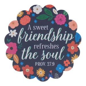 Sticker Vinyl Sweet Friendship Refreshes The Soul Prov. 27:9