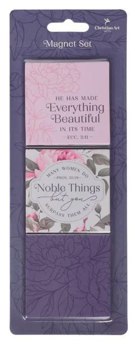 Magnet Set Noble Things Prov. 31:29