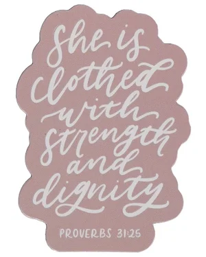 Magnet Pink Strength & Dignity Prov. 31:25