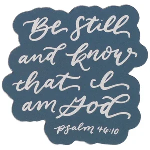 Magnet Teal Be Still Ps. 46:10