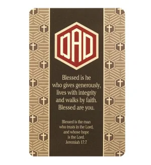 Pocketcard Dad Blessed is He