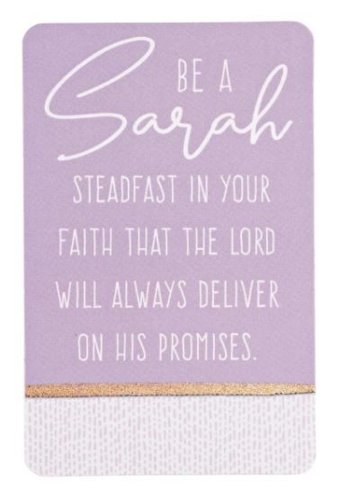 Image of Pocketcard – Be A Sarah