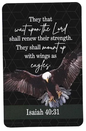 Eagle Pocketcard Isaiah 40:31