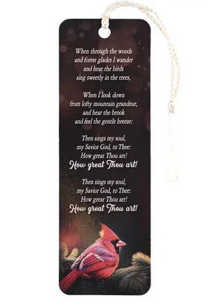 Tassel Bookmark How Great Thou Art