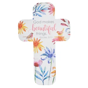 Cross Bookmark Floral God Makes Beautiful Things Eccl. 3:11