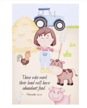 Itty Bitty Card Those Who Work Their Land