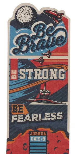 Bookmark Die-cut Be Strong Josh. 1:9