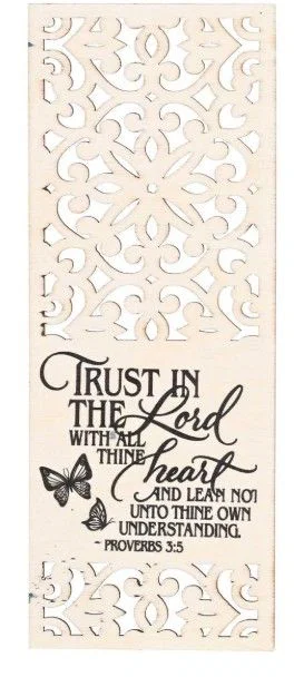 Bookmark Laser Cut MDF Trust In The Lord