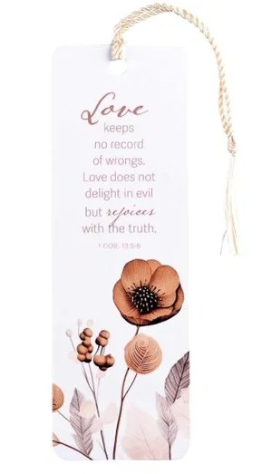 Tassel Bookmark Love Keeps No Record